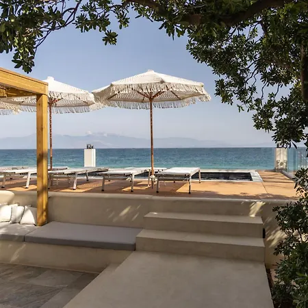 Lägenhet Cavo Dio 1 - Beachfront Bliss - Cozy Pool Sunset