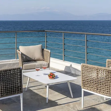 Lägenhet Cavo Dio 1 - Beachfront Bliss - Cozy Pool Sunset *